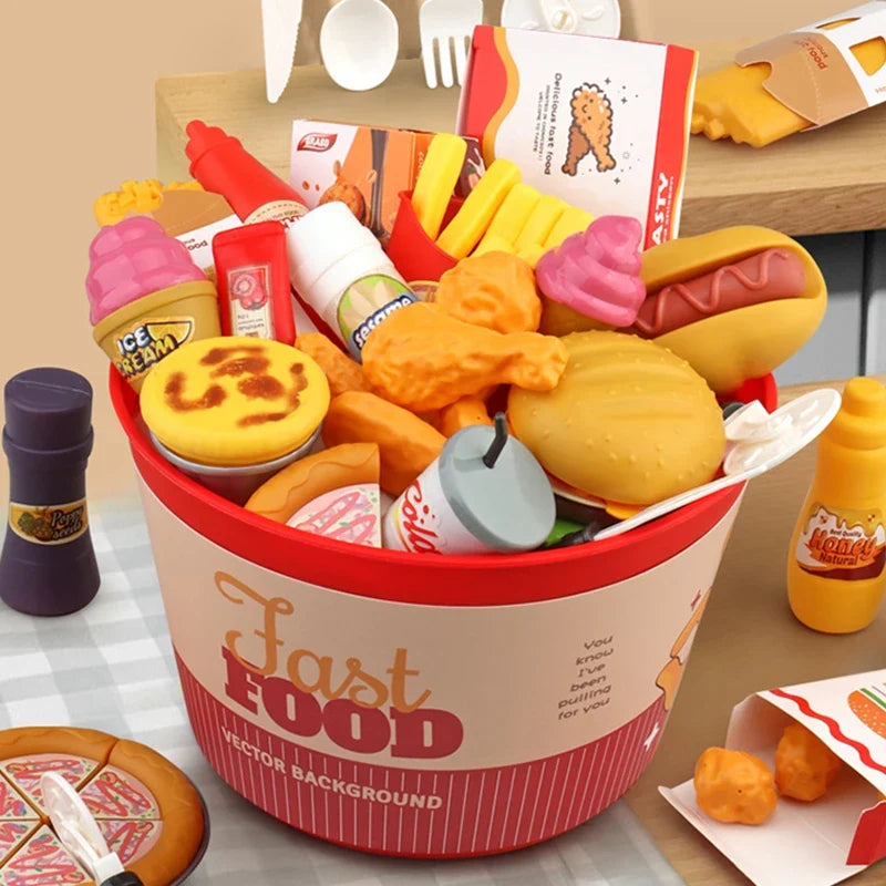 Pretend Play Food Set – 40, 60 or 80 Piece Options