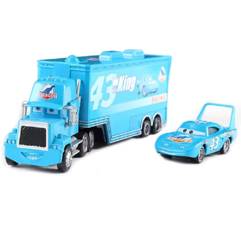 Lightning McQueen Uncle Mike Diecast Container Hauler Truck