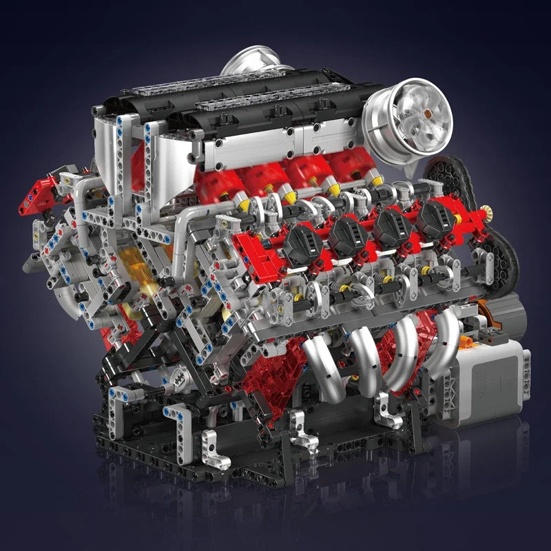 V8 engine building block model kit – image 2