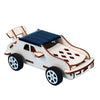 DIY Solar-Powered Wooden Car Kit