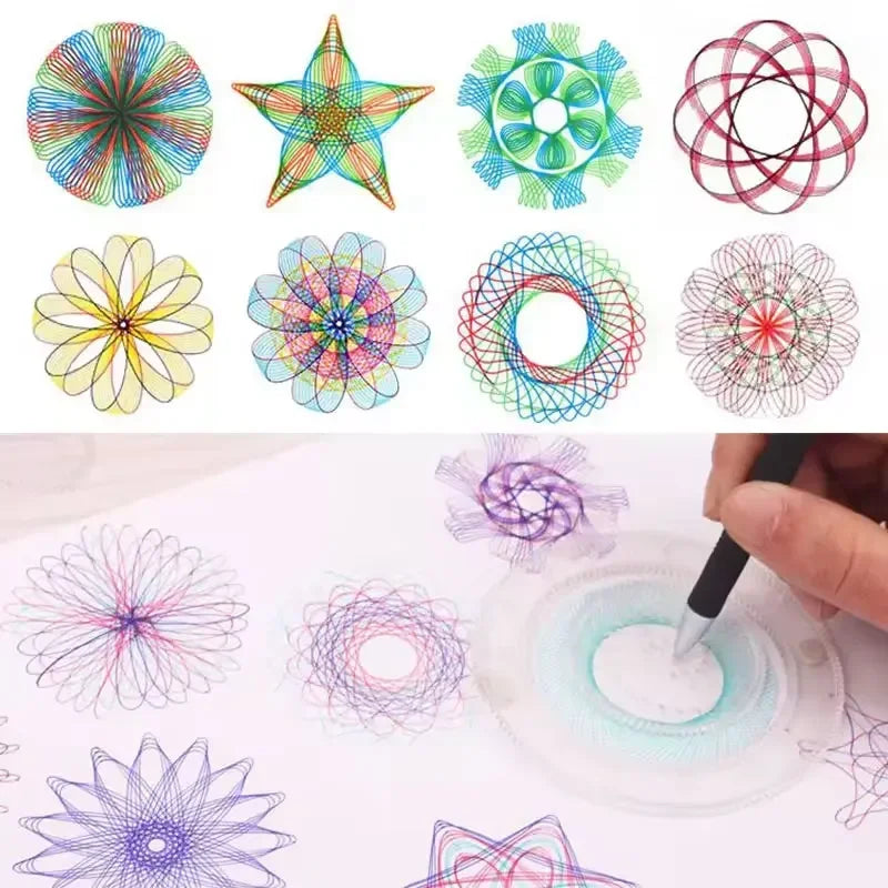 22-Piece Geometric Drawing Ruler Set