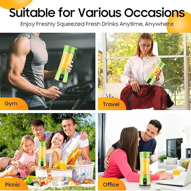 380ml Portable USB Rechargeable Mini Juicer