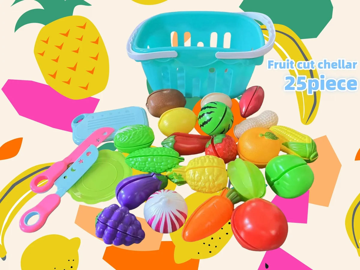Pretend Fruit Cutting Play Set – A25 Option