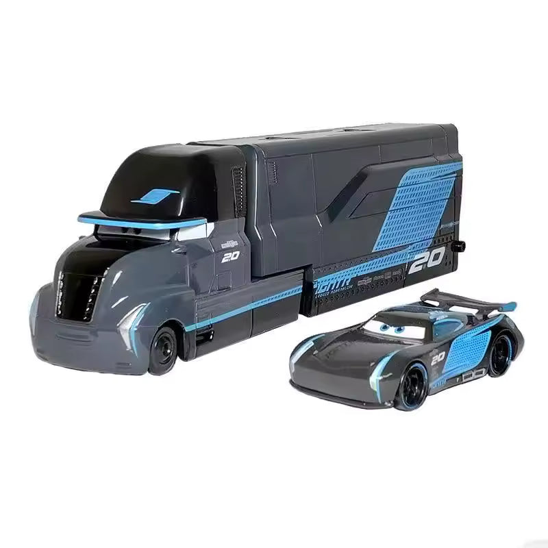 Lightning McQueen Uncle Mike Diecast Container Hauler Truck