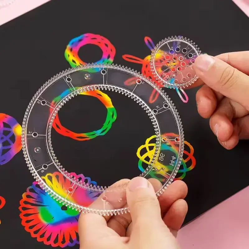 22-Piece Geometric Drawing Ruler Set