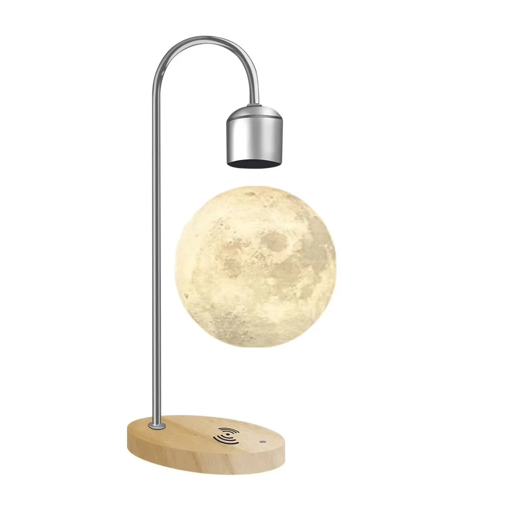 Magnetic Levitating Moon Lamp – 3D LED Night Light