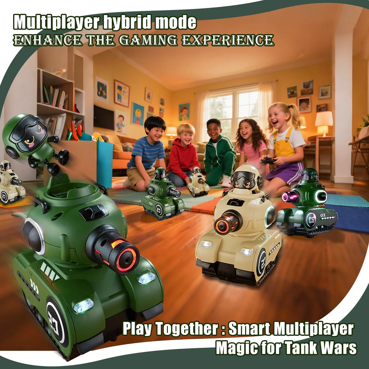 Infrared RC Battle Tank Set