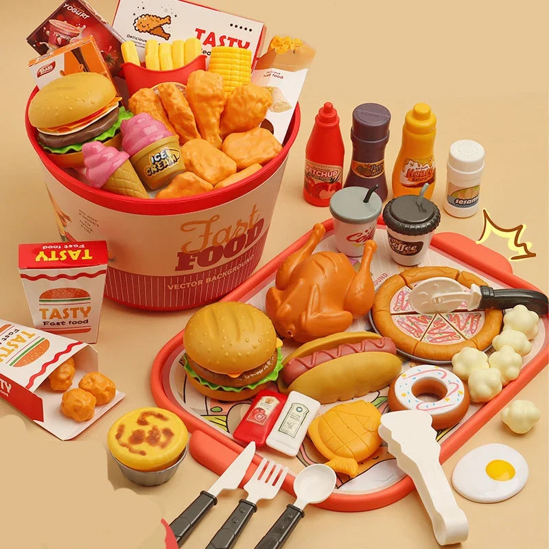 Pretend Play Food Set – 40, 60 or 80 Piece Options