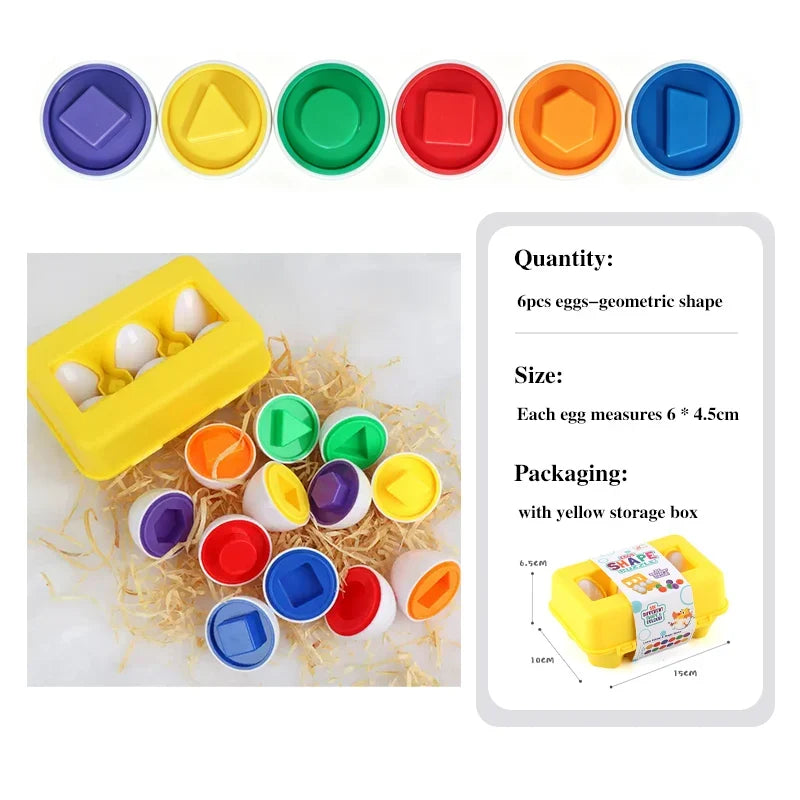 Egg Shape-Matching Puzzle – Learning Toy