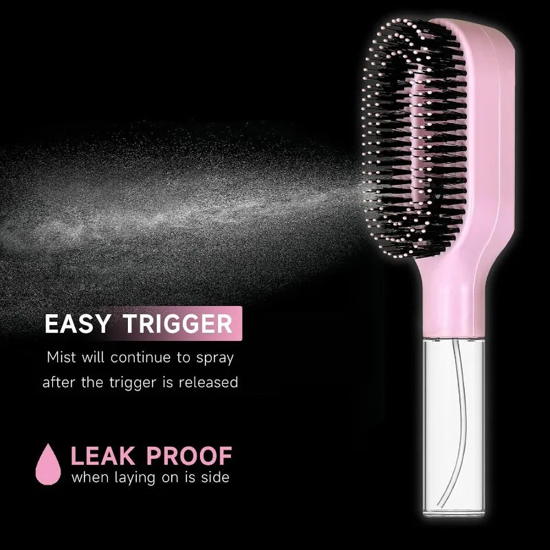 2-in-1 Spray Hair Brush & Scalp Massage Comb