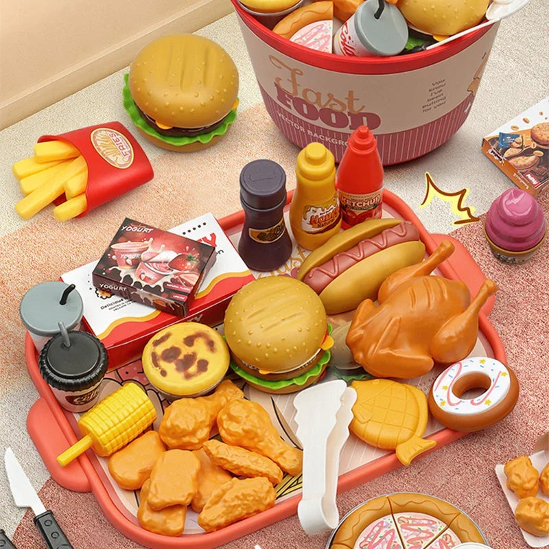 Pretend Play Food Set – 40, 60 or 80 Piece Options