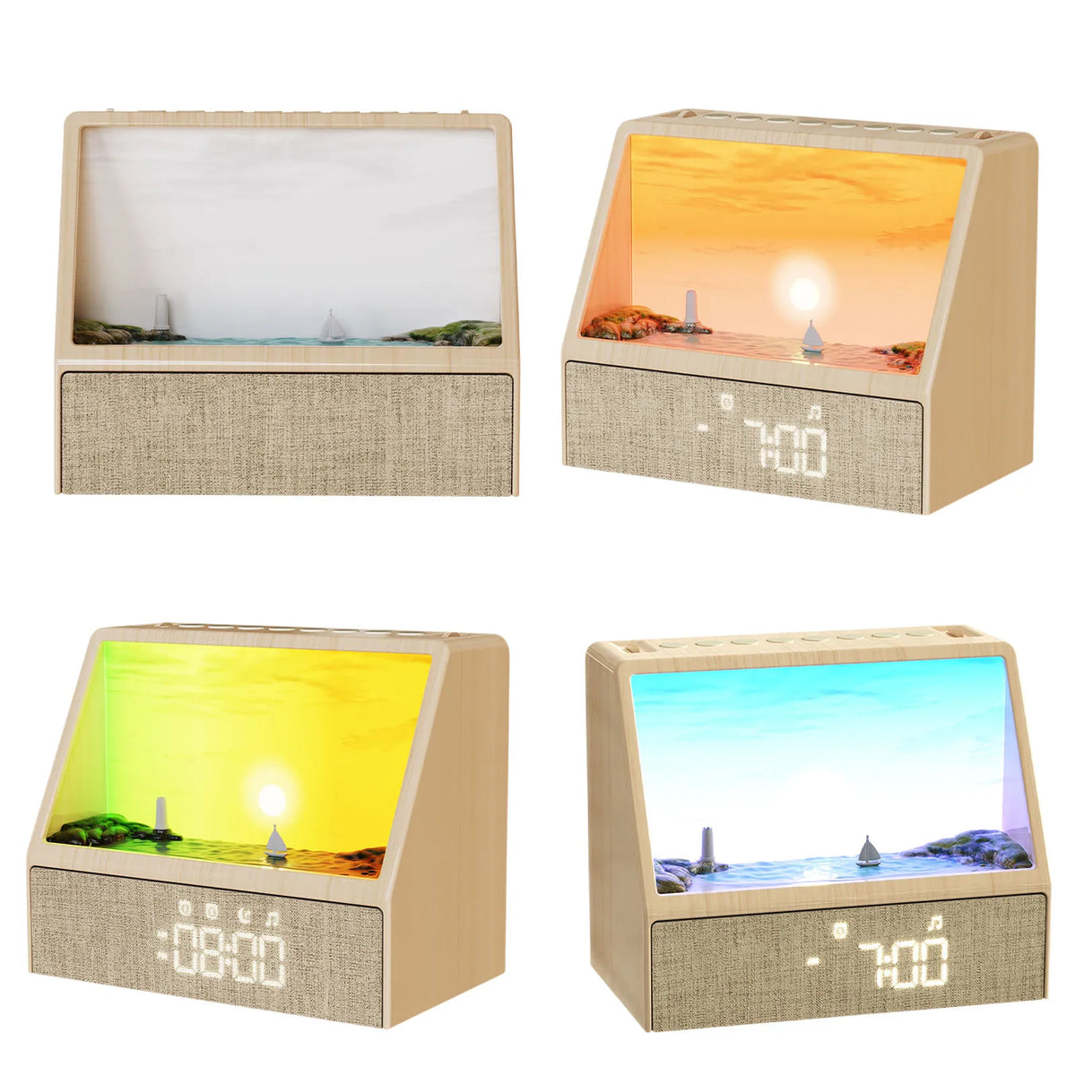 Sunrise Simulation Alarm Clock with White Noise & Night Light