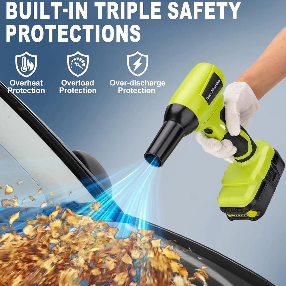 Cordless Brushless Air Blower – 18V Battery Compatible