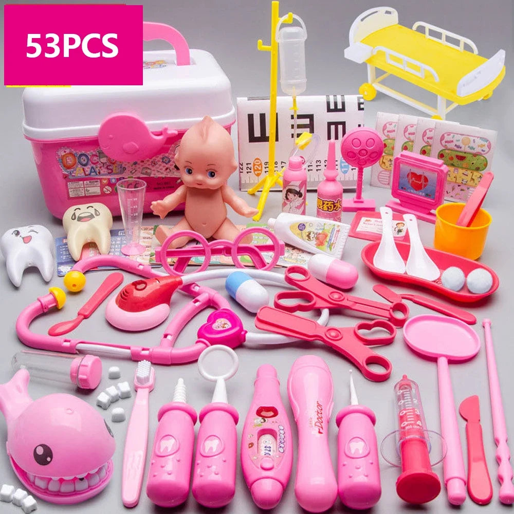 Doctor Pretend-Play Kit – 31 or 53 Piece Options