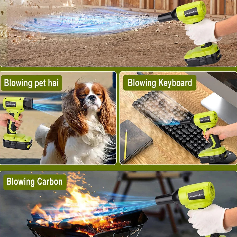 Cordless Brushless Air Blower – 18V Battery Compatible