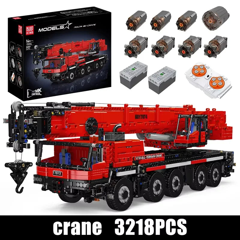 Crane building block model kit