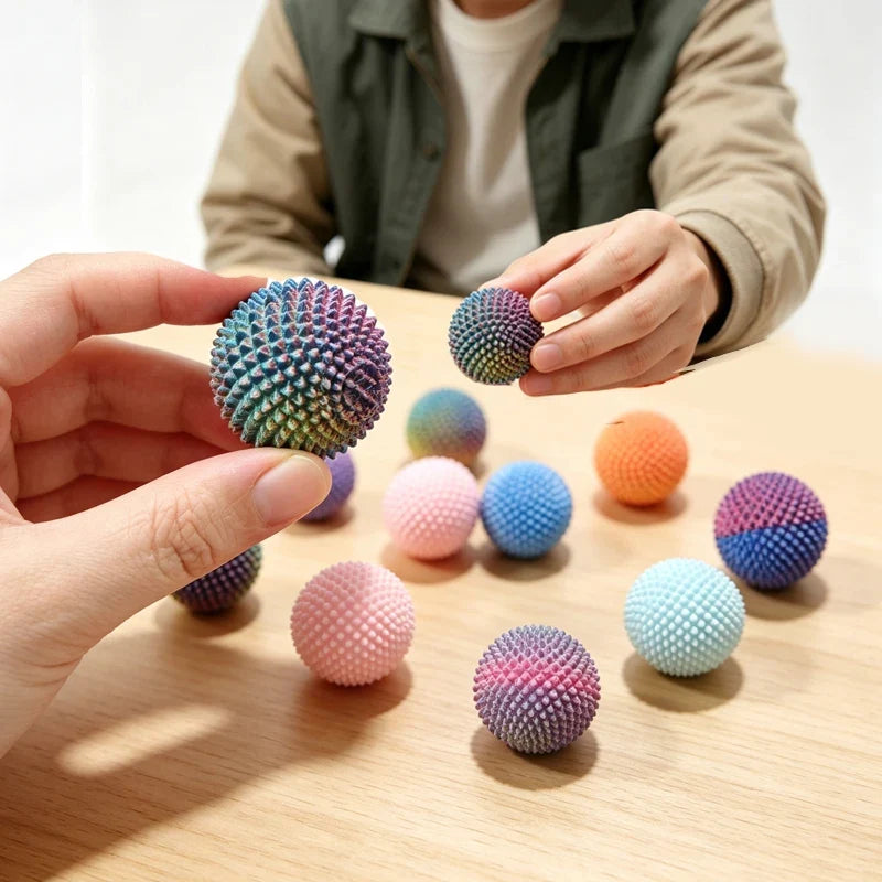 Rainbow Spiky Sensory Squeeze Ball