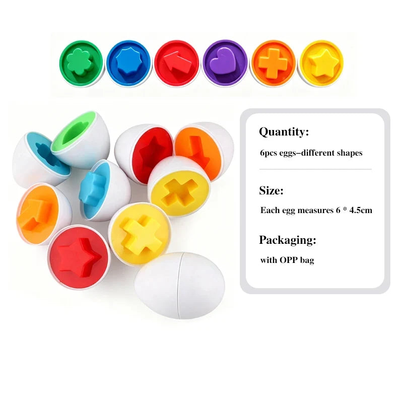 Egg Shape-Matching Puzzle – Learning Toy