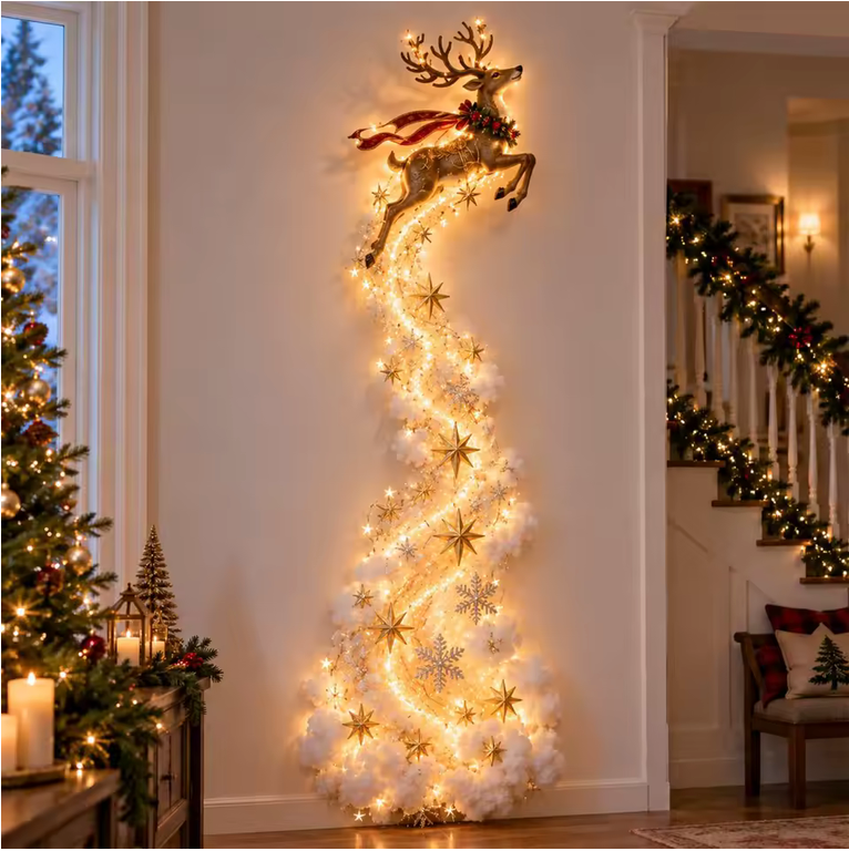 Leaping Reindeer
