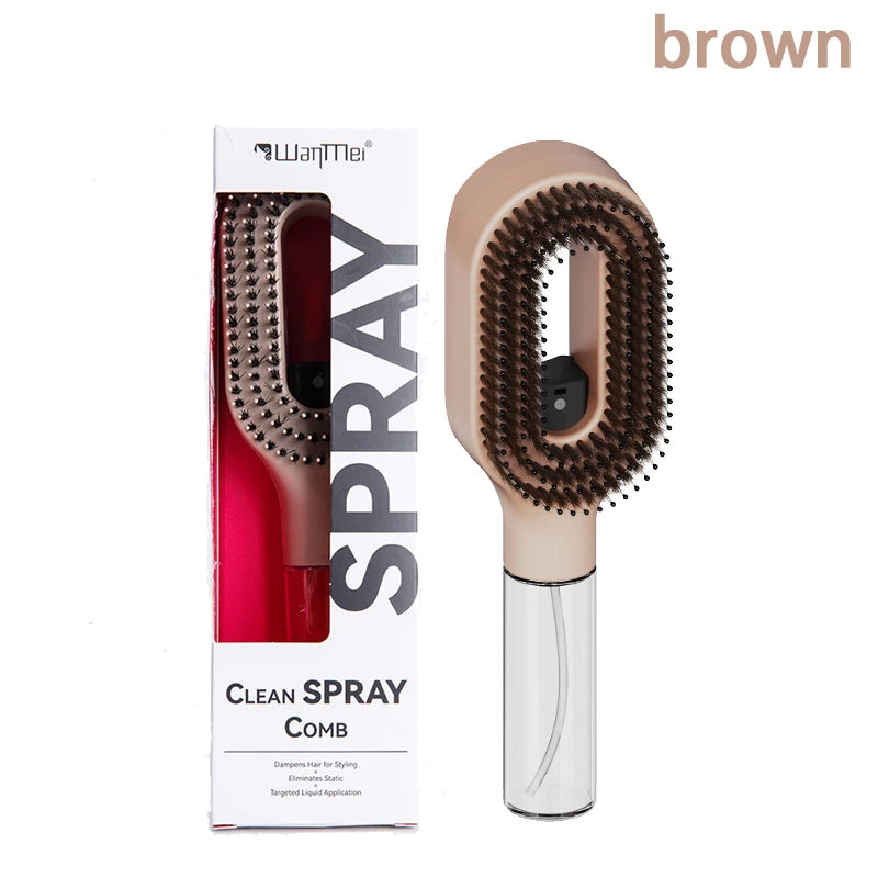 2-in-1 Spray Hair Brush & Scalp Massage Comb