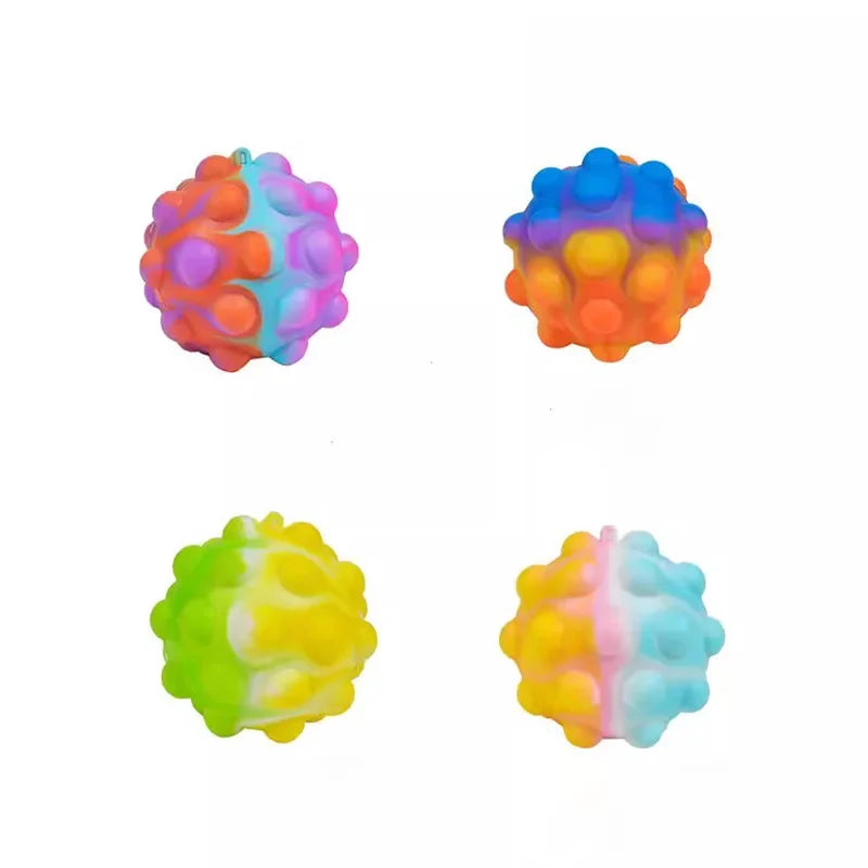 Silicone Bubble Squeeze Ball – Multi-Pack Options