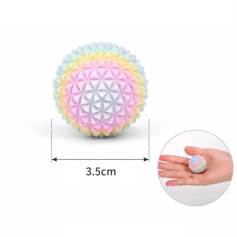 Rainbow Spiky Sensory Squeeze Ball