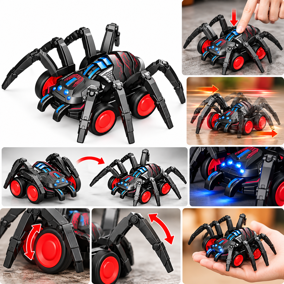 Spider Stunt Crawler Toy Car