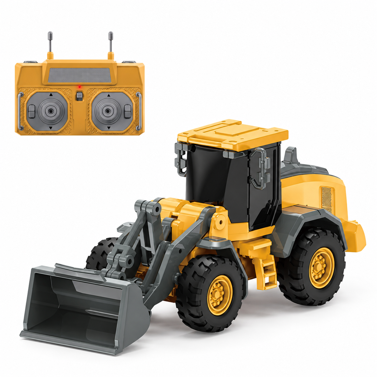 1/64 Mini RC Wheel Loader – Remote Control Construction Toy
