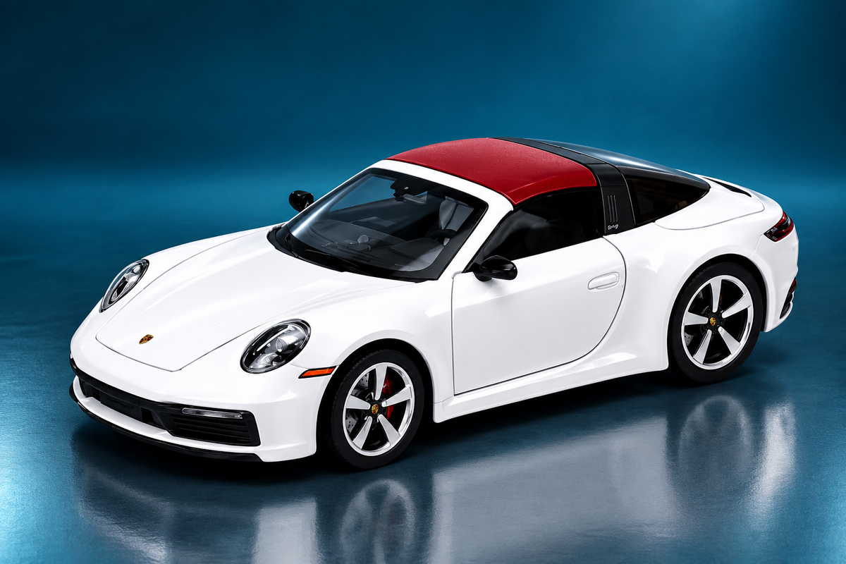 1:32 Porsche 911 Targa 4S Diecast Model Car