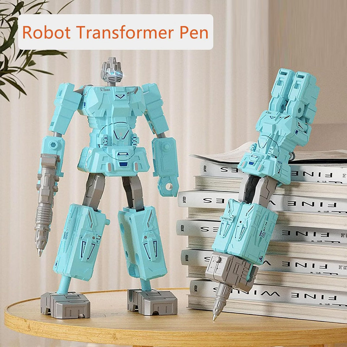 Transforming robot ballpoint pen set – image 2