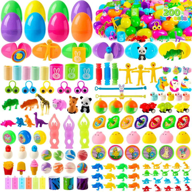 Prefilled Easter eggs with toys and stickers – image 6