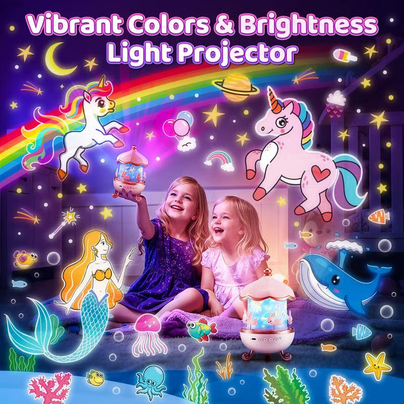 Kids night light projector with remote – image 5