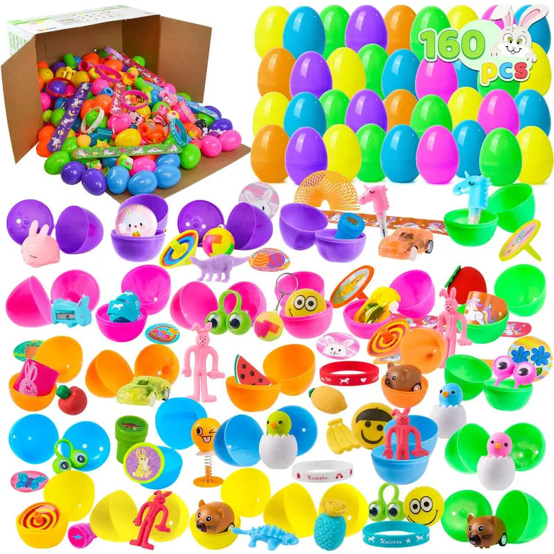 Prefilled Easter eggs with toys and stickers – image 5