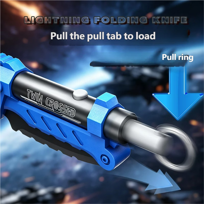 Folding multi-color shooting sword toy – image 7