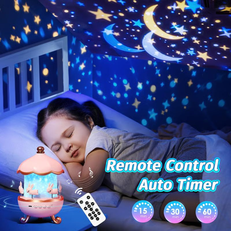 Kids night light projector with remote – image 4