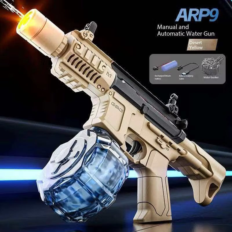 Electric Water Gun with Drum Tank – Automatic Water Blaster – image 3