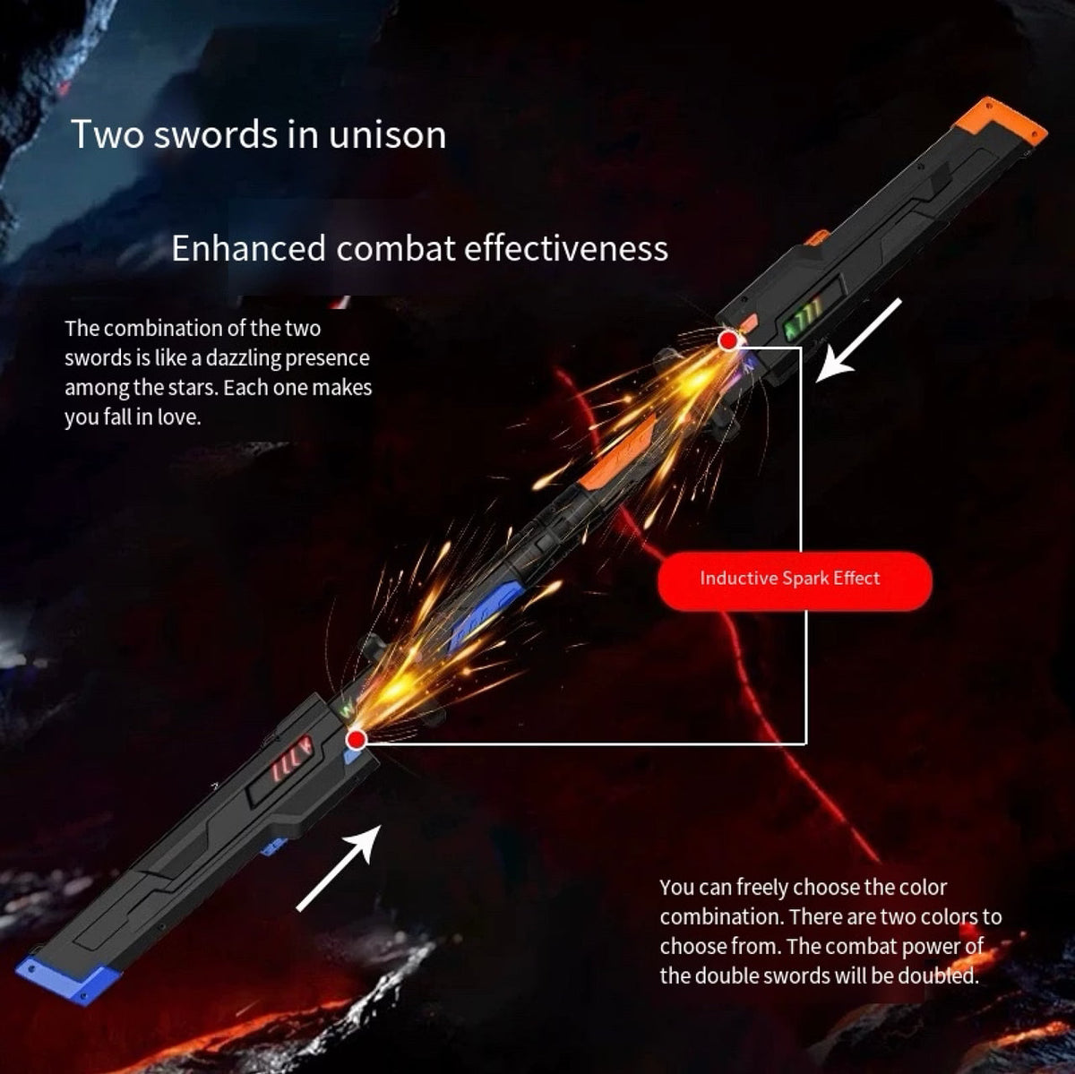 Spray light sword toy with mist – image 6