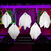 27.5-Inch Hanging Ghost Halloween Decorations
