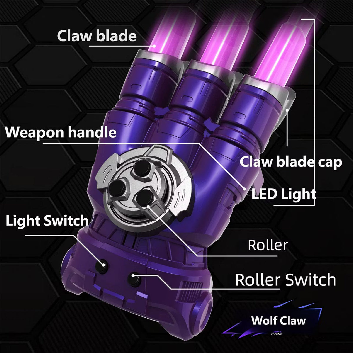 Wolf Claw Cosplay Toy – Werewolf Claws for Kids & Parties – image 3