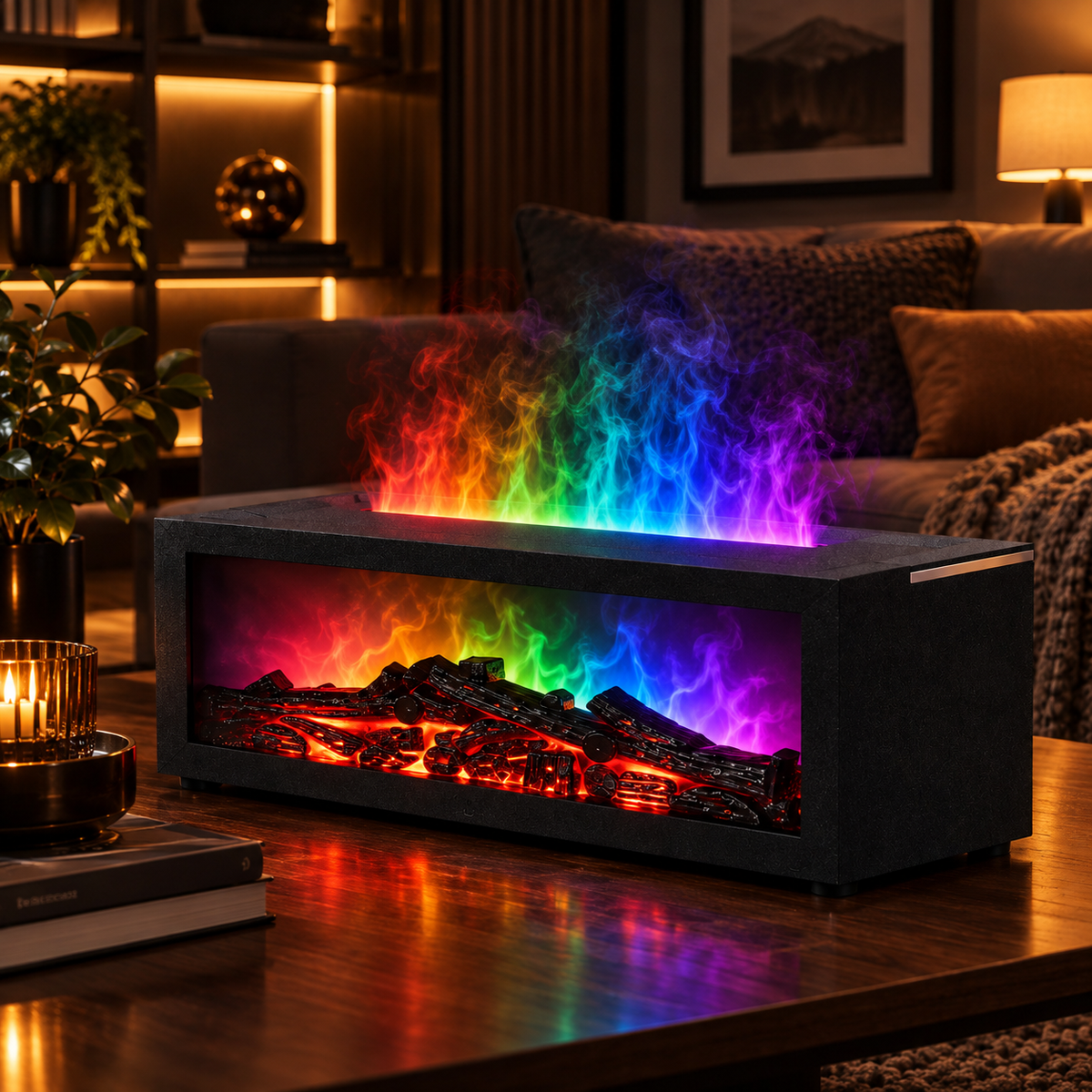 3D flame humidifier – mist