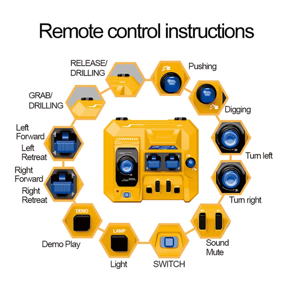 JCB 220X 3-in-1 RC Excavator – Remote Control Digger – image 7