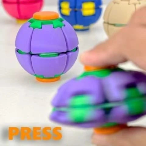 Rotating Kinetic Stress Ball – Desk Fidget Toy for Anxiety – image 3