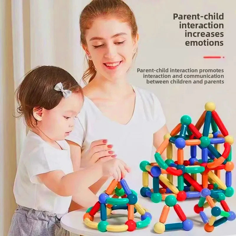 Magnetic Building Sticks – STEM Construction Toy for Kids – image 6